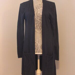 J.Jill Medium Navy Blue Open Sweater